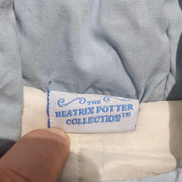 Vintage 1999 Peter Rabbit by Beatrix Potter Baby blue carseat bunting su… - Picture 4 of 9